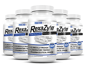 five bottles of RexaZyte